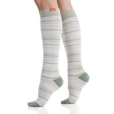 Vim&Vigr Serenity Stripe: Lavender & Sage 15-20 mmHg M/L $36.00 - Image 2